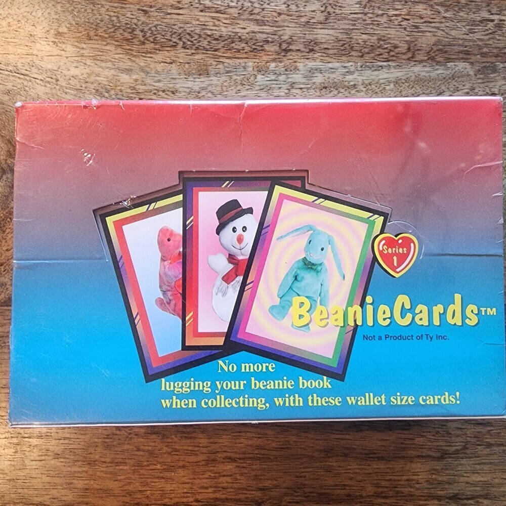 BeanieCards Series 1 Trading Cards 1998 Factory Sealed Box 384 Card Set